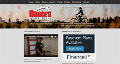 Desktop Screenshot of brucescycleworks.com